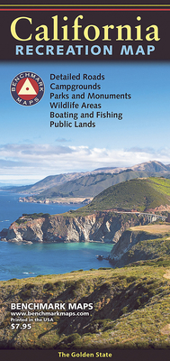 California Recreation Map - Benchmark Maps