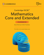 Cambridge Igcse(tm) Mathematics Core and Extended Coursebook with Digital Version and Cambridge Online Mathematics (2 Years' Access)