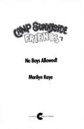 Camp Sunnyside Friends #01: No Boys Allowed