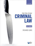 Card, Cross and Jones Criminal Law