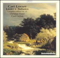 Carl Loewe: Lieder & Balladen (Complete Edition), Vol. 13 - Christian Elsner (tenor); Cord Garben (piano)