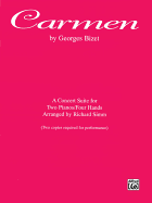 Carmen: A Concert Suite for Two Pianos/Four Hands, Sheet