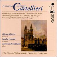 Cartellieri: Wind Concertos Vol. 2 - Dieter Kl�cker (clarinet); Kornelia Brandkamp (flute); Sandra Arnold (clarinet)