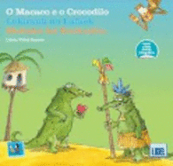Cartoes Ilustrados: O Macaco E O Crocodilo