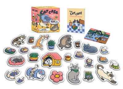 Cat Cafe Magnet Set - Stuart, Alasdair