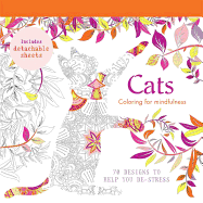Cats: 70 Designs to Help You de-Stress