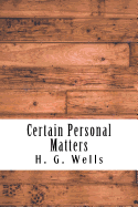 Certain Personal Matters