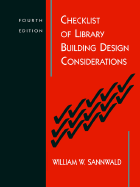 Checklist of Library Building Design Considerations