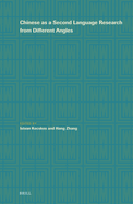 Chinese as a Second Language Research from Different Angles