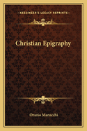 Christian Epigraphy