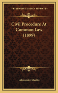 Civil Procedure at Common Law (1899)