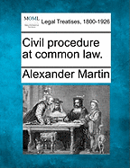 Civil Procedure at Common Law.