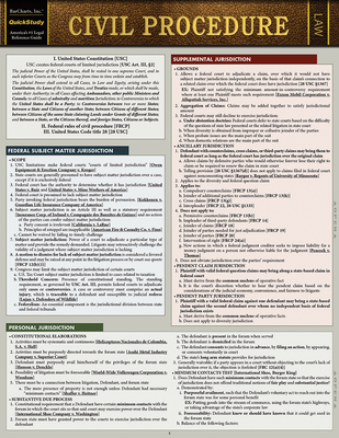 Civil Procedure - BarCharts, Inc.