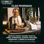 Clas Pehrsson performs Modern Recorder Music