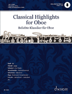 Classical Highlights for Oboe Arranged for Oboe and Piano (Via PDF Download)
