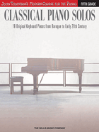 Classical Piano Solos - Fifth Grade: John Thompson's Modern Course