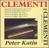 Clementi on Clementi - Peter Katin (piano)