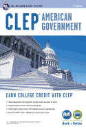 CLEP(R) American Government Book + Online