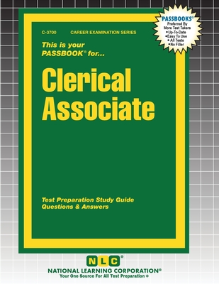 Clerical Associate - Passbooks (Compiled by)