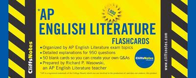CliffsNotes AP English Literature Flashcards - Wasowski, Richard P.