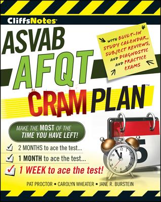 CliffsNotes ASVAB AFQT Cram Plan - Burstein, Jane R, and Wheater, Carolyn C, and Proctor, Pat