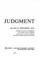 Clinical Judgment - Feinstein, Alvan R