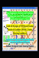 Code & Design of VB Based Game Snake & Ladder (With 2 Auto Moving Ladders): Step by step guide with complete design, complete code along with all required Images.