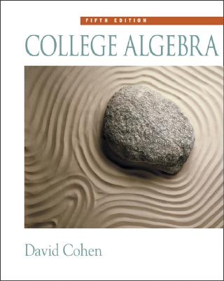 College Algebra - Cohen, David