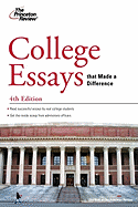 College Essays That Made a Difference
