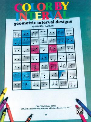 Color by Interval, Bk 1: Geometric Interval Designs - Kaplan, Sharon
