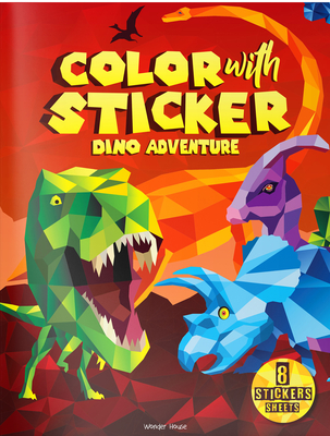 Color with Sticker - Dino Adventure - Wonder House Books