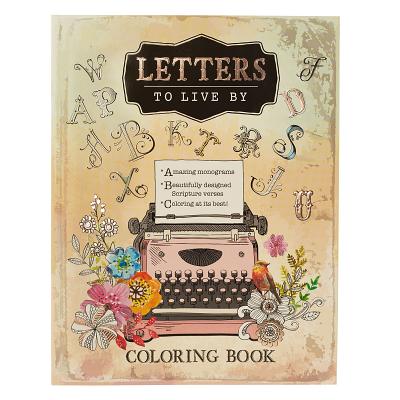 Coloring Book Letters to Live by - 