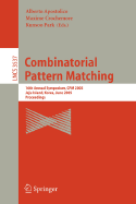 Combinatorial Pattern Matching: Third Annual Symposium, Tucson, Arizona, USA, April 29 - May 1, 1992. Proceedings