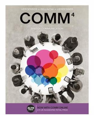 Comm (with Comm Online, 1 Term (6 Months) Printed Access Card) - Verderber, Rudolph F, and Verderber, Kathleen S, and Sellnow, Deanna D, Dr.