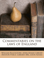 Commentaries on the Laws of England