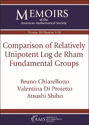 Comparison of Relatively Unipotent Log De Rham Fundamental Groups - Chiarellotto, Bruno, and Proietto, Valentina Di, and Shiho, Atsushi