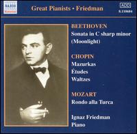 Complete Recordings, Vol. 1 - Ignaz Friedman (piano)