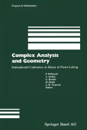 Complex Analysis and Geometry: International Conference in Honor of Pierre Lelong