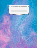 Composition Notebook: College Ruled Swirly Pink Composition Book