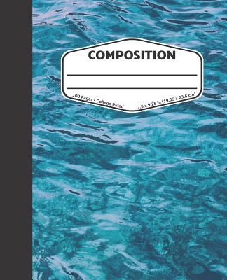 Composition: Water - College Ruled Composition Notebook - Three Dogs Publishing