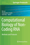 Computational Biology of Non-Coding RNA: Methods and Protocols