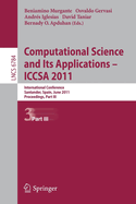 Computational Science and Its Applications - ICCSA 2011: International Conference, Santander, Spain, June 2011. Proceedings, Part II