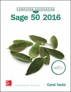Computer Accounting with Sage 50 2016