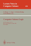 Computer Science Logic: 7th Workshop, CSL '93, Swansea, United Kingdom, September 13 - 17, 1993. Selected Papers