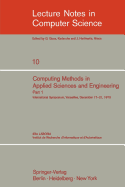 Computing Methods in Applied Sciences and Engineering: International Symposium, Versailles, December 17-21, 1973, Part 1
