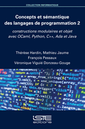 Concepts et s?mantique des langages de programmation 2