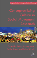 Conceptualizing Culture in Social Movement Research