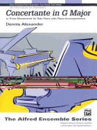 Concertante in G Major: Sheet