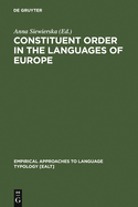 Constituent Order in the Languages of Europe