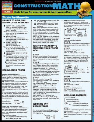 Construction Math - BarCharts Inc